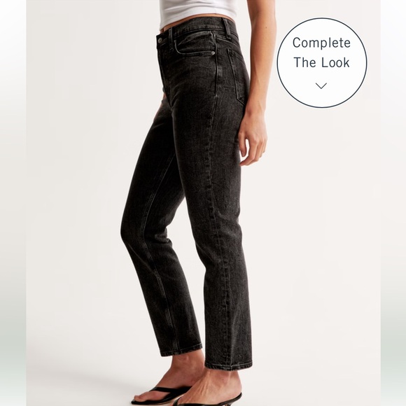 Abercrombie & Fitch High Rise Mom Jean - size 27 / 4 - Picture 2 of 6